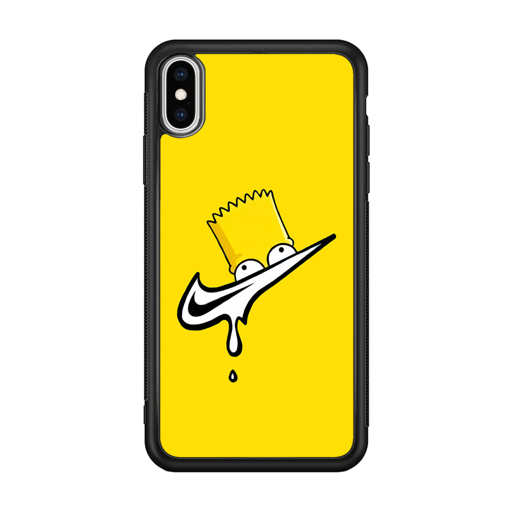 Nike Simpson Peek iPhone XS MAX Case