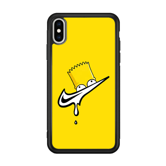 Nike Simpson Peek iPhone XS MAX Case