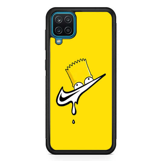 Nike Simpson Peek Samsung Galaxy A12 Case