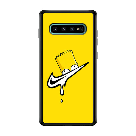 Nike Simpson Peek Samsung Galaxy S10 Case