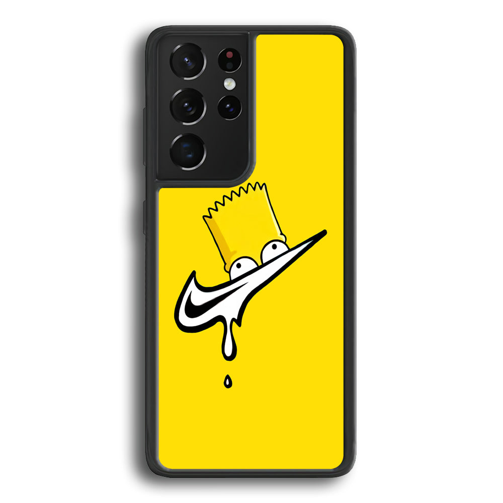 Nike Simpson Peek Samsung Galaxy S21 Ultra Case