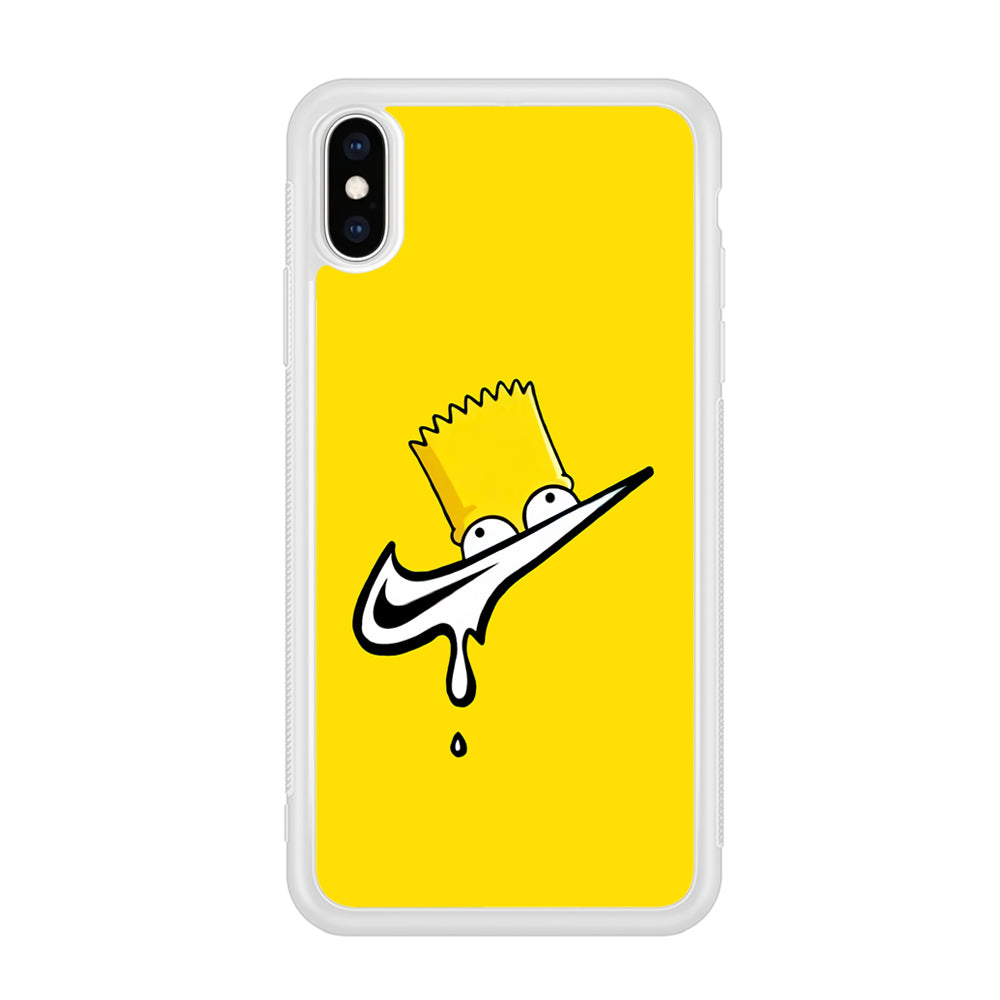 Nike Simpson Peek iPhone X Case