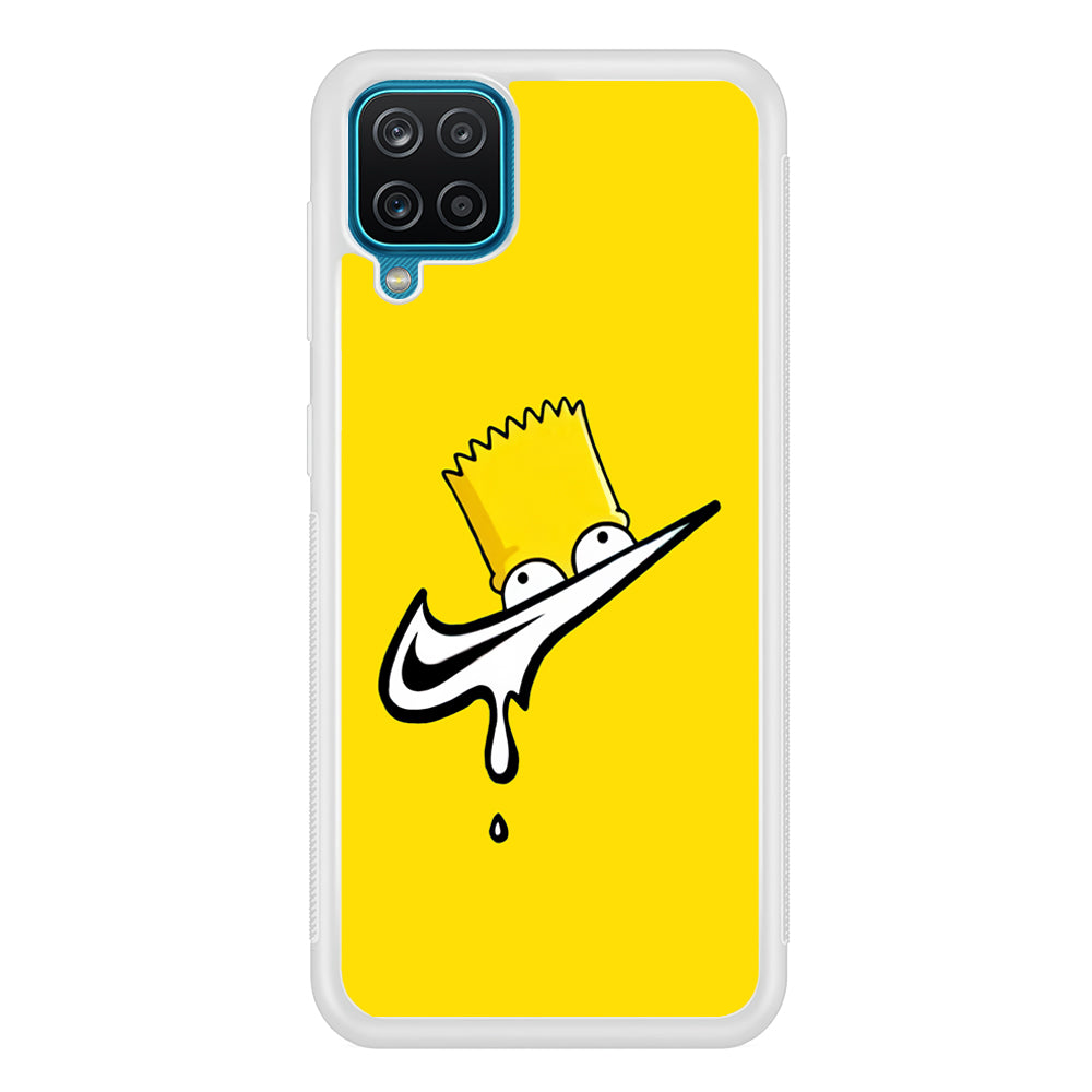 Nike Simpson Peek Samsung Galaxy A12 Case