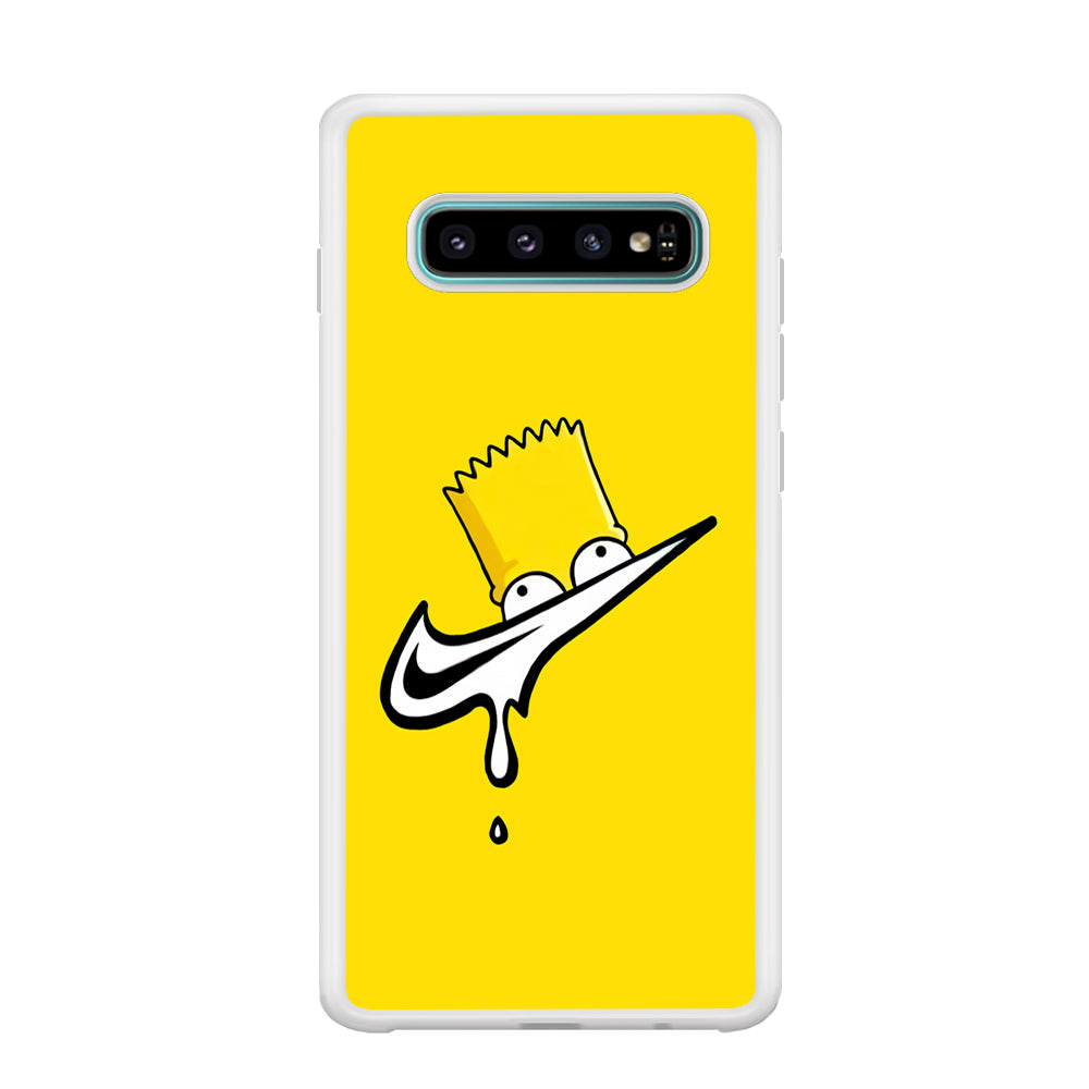 Nike Simpson Peek Samsung Galaxy S10 Case