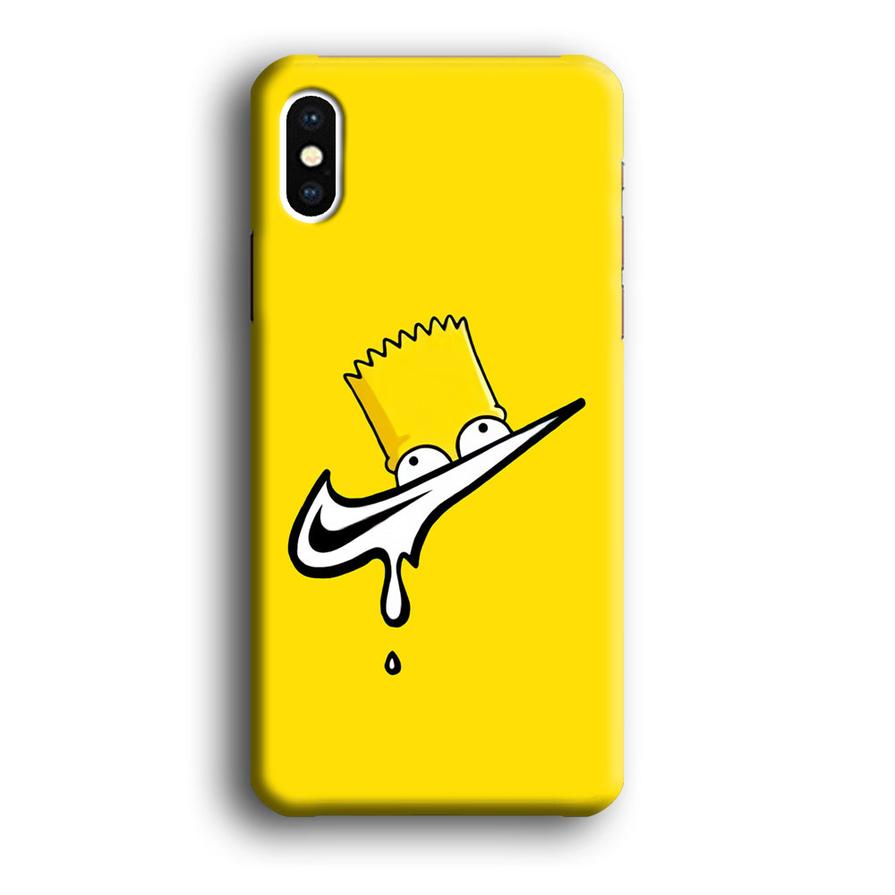 Nike Simpson Peek iPhone X Case