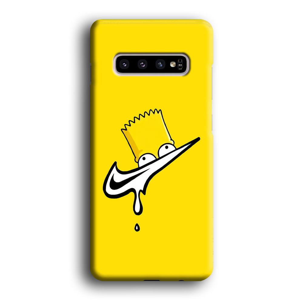 Nike Simpson Peek Samsung Galaxy S10 Case