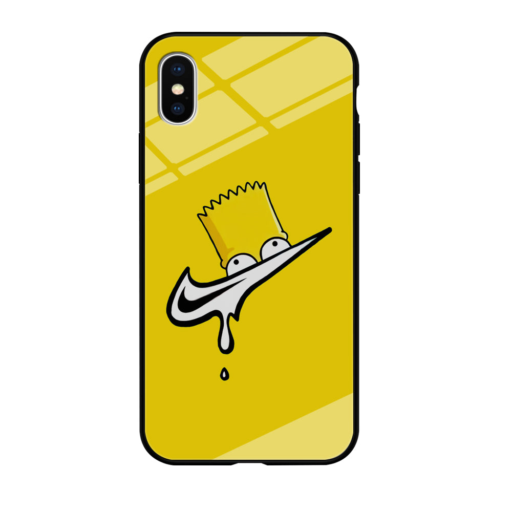 Nike Simpson Peek iPhone X Case