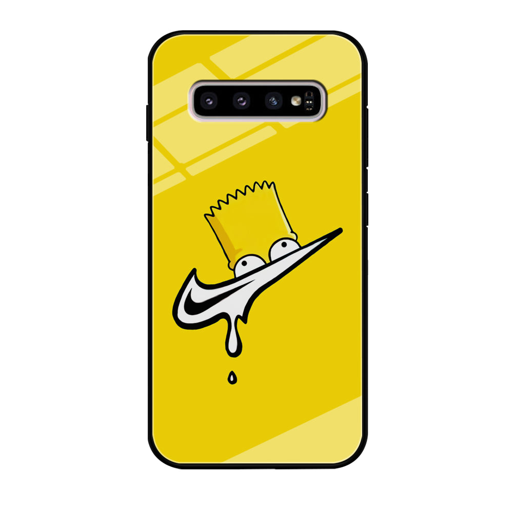 Nike Simpson Peek Samsung Galaxy S10 Case