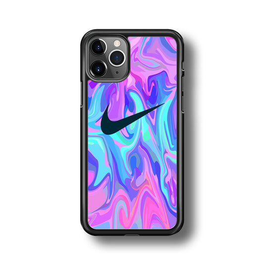 Nike Soft Marble Navy Logo iPhone 11 Pro Case