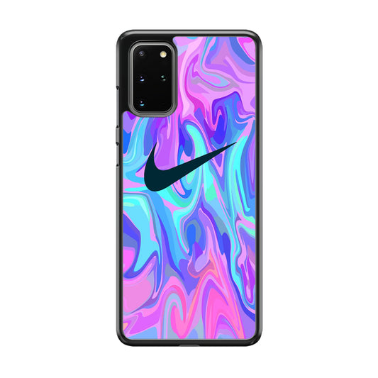 Nike Soft Marble Navy Logo Samsung Galaxy S20 Plus Case