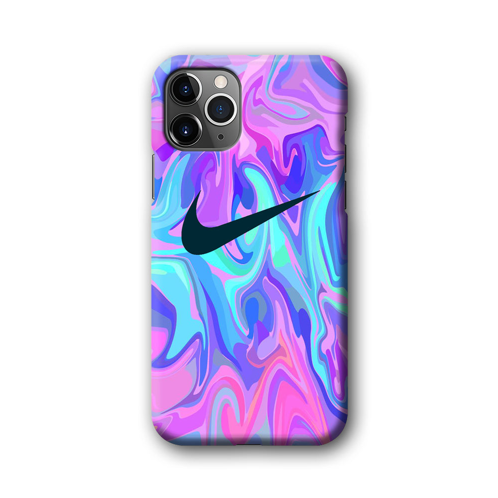 Nike Soft Marble Navy Logo iPhone 11 Pro Case