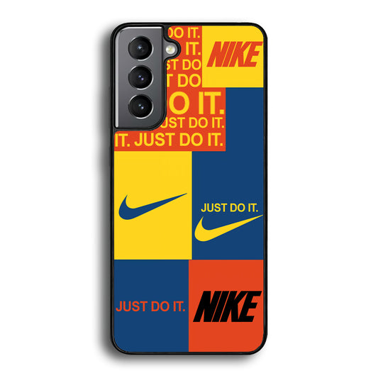 Nike Square Colour Samsung Galaxy S21 Plus Case - Carneyforia
