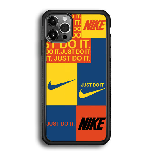 Nike Square Colour iPhone 12 Pro Case