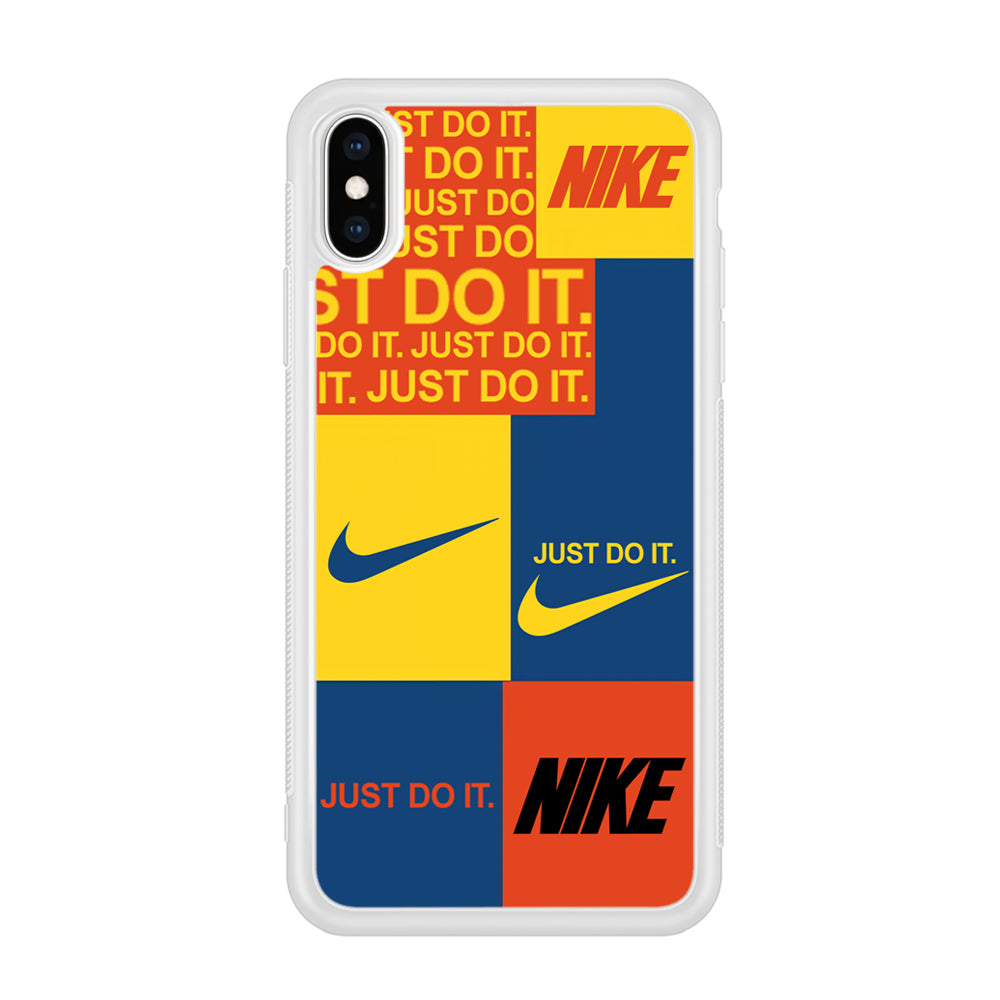 Nike Square Colour iPhone X Case