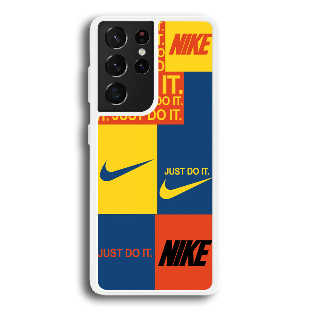 Nike Square Colour Samsung Galaxy S21 Ultra Case