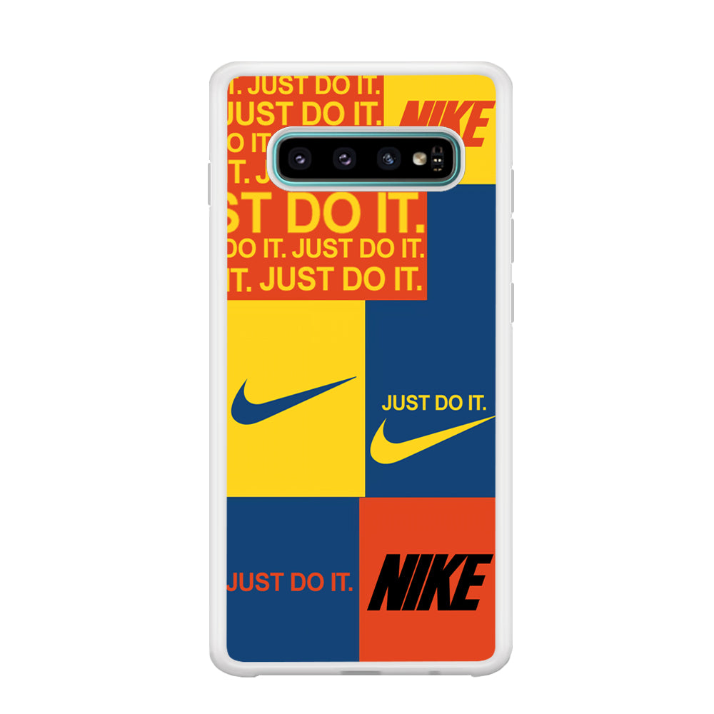 Nike Square Colour Samsung Galaxy S10 Case