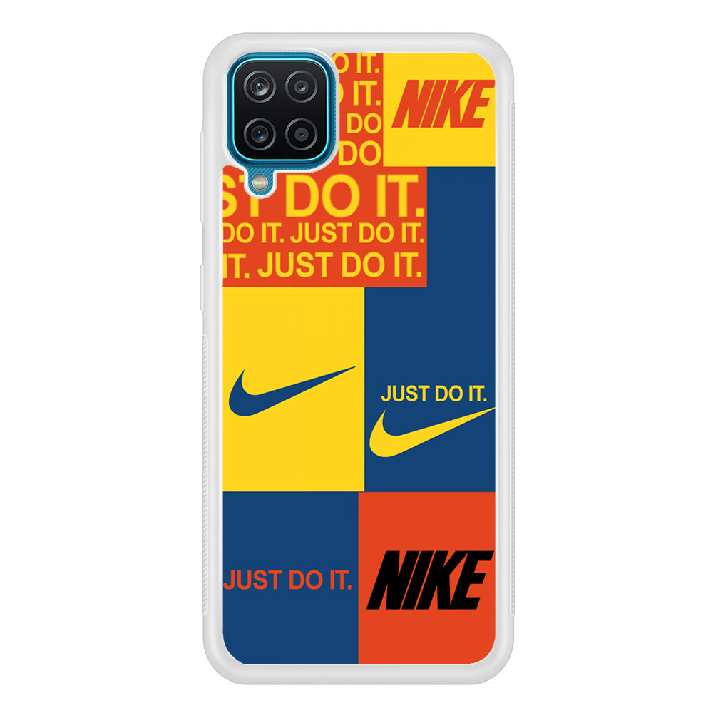 Nike Square Colour Samsung Galaxy A12 Case