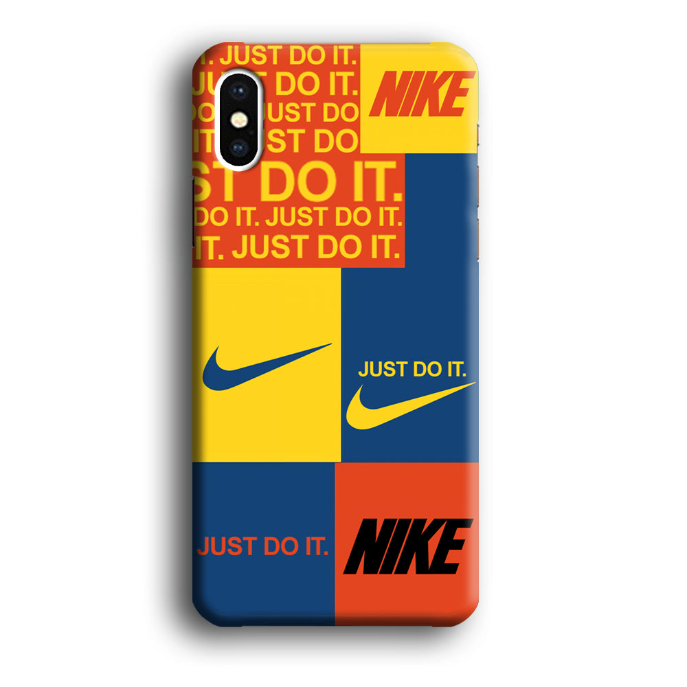 Nike Square Colour iPhone X Case