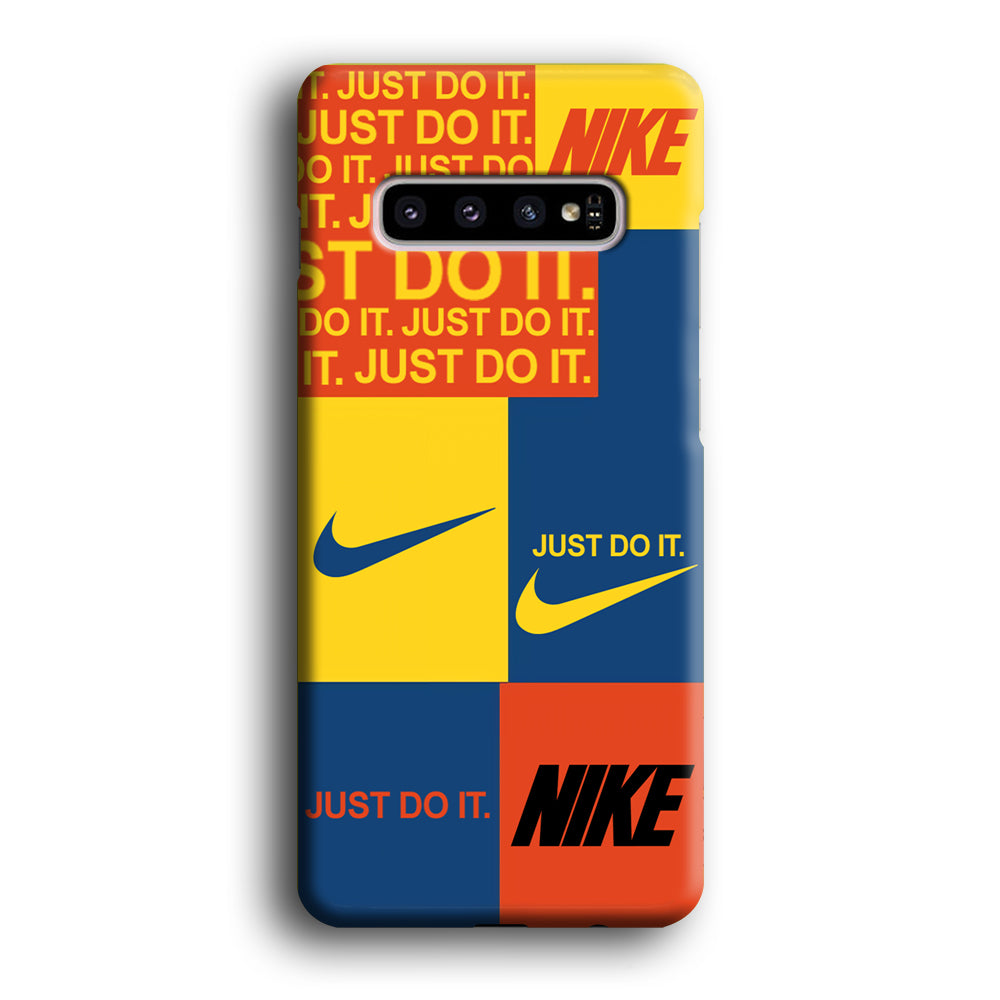 Nike Square Colour Samsung Galaxy S10 Case