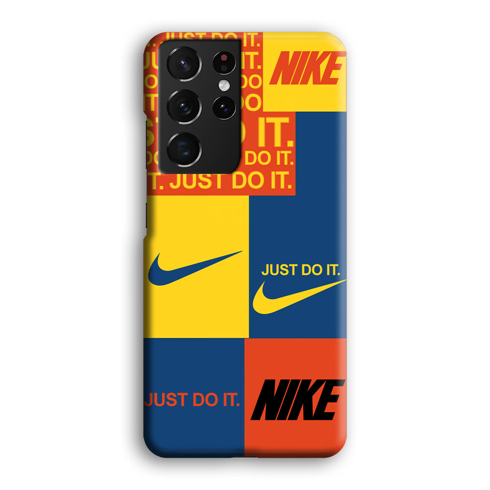 Nike Square Colour Samsung Galaxy S21 Ultra Case