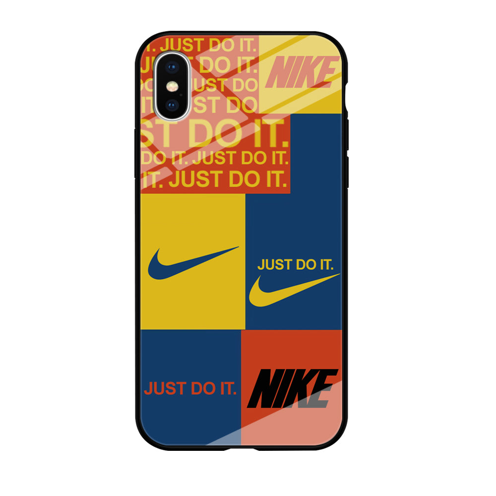 Nike Square Colour iPhone X Case