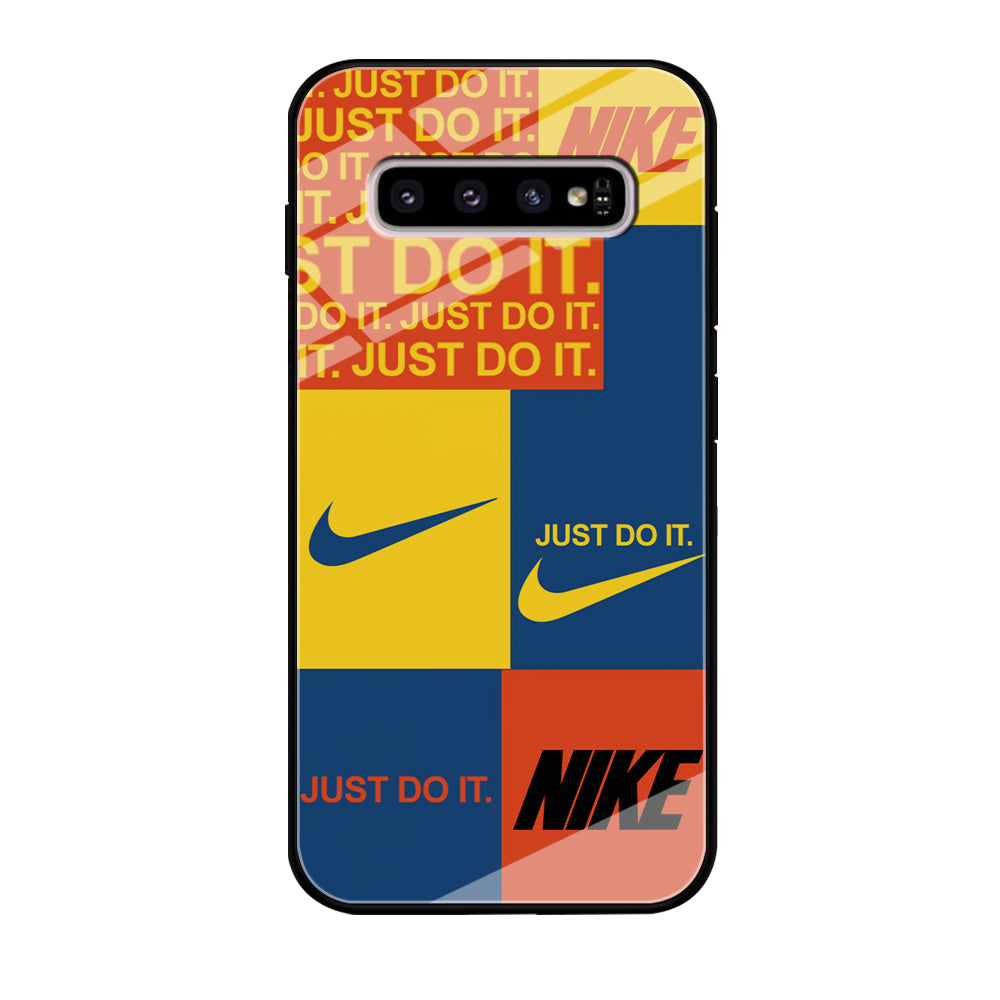 Nike Square Colour Samsung Galaxy S10 Case