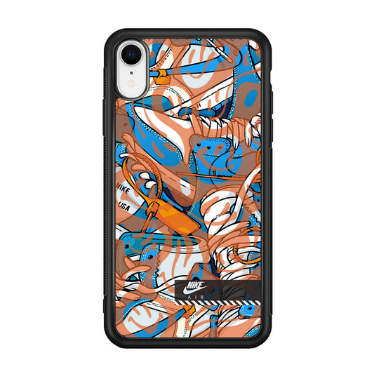 Nike The Blue and The Smile iPhone XR Case