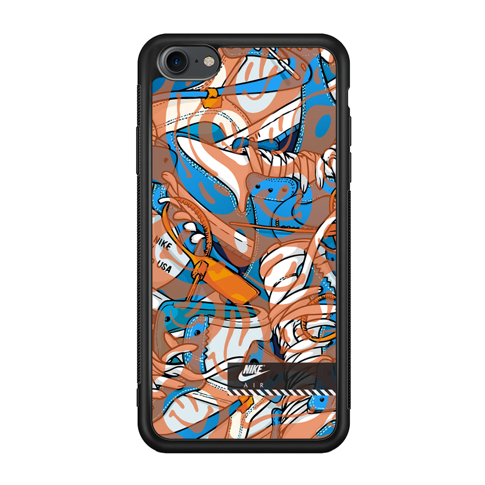 Nike The Blue and The Smile iPhone 8 Case