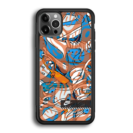 Nike The Blue and The Smile iPhone 12 Pro Case
