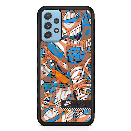 Nike The Blue and The Smile Samsung Galaxy A72 Case