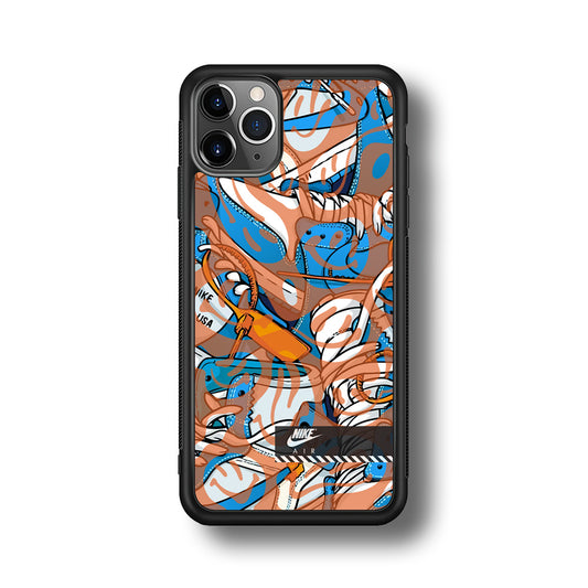 Nike The Blue and The Smile iPhone 11 Pro Max Case