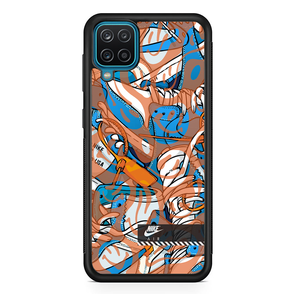 Nike The Blue and The Smile Samsung Galaxy A12 Case