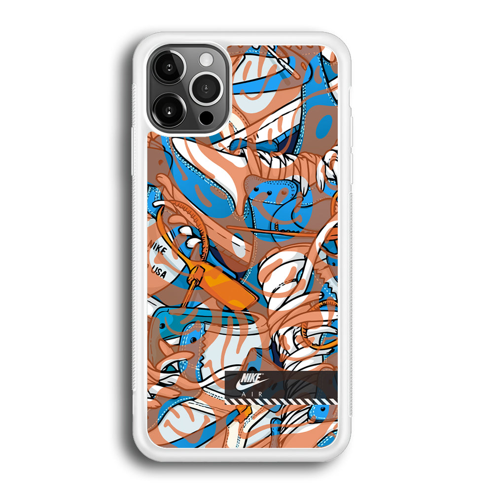 Nike The Blue and The Smile iPhone 12 Pro Case