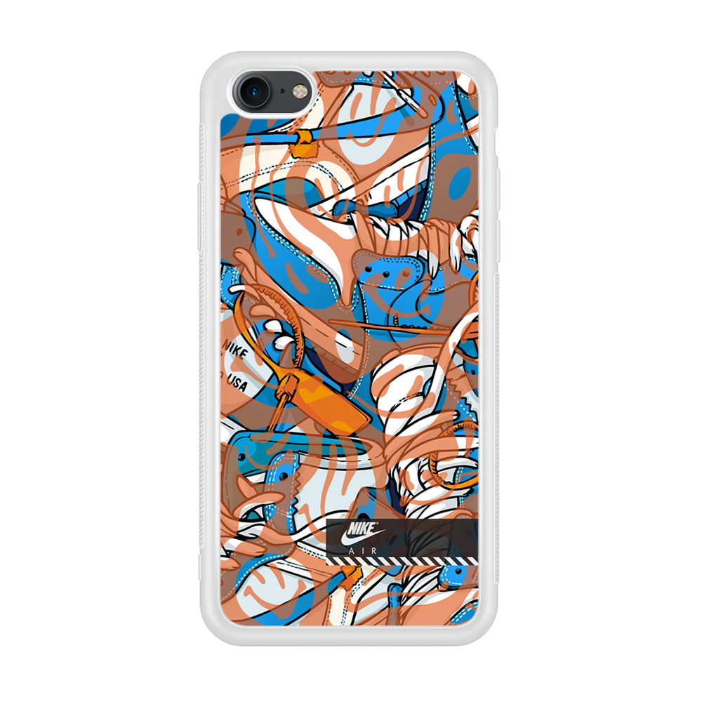 Nike The Blue and The Smile iPhone 8 Case