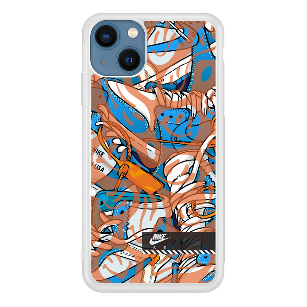 Nike The Blue and The Smile iPhone 13 Case