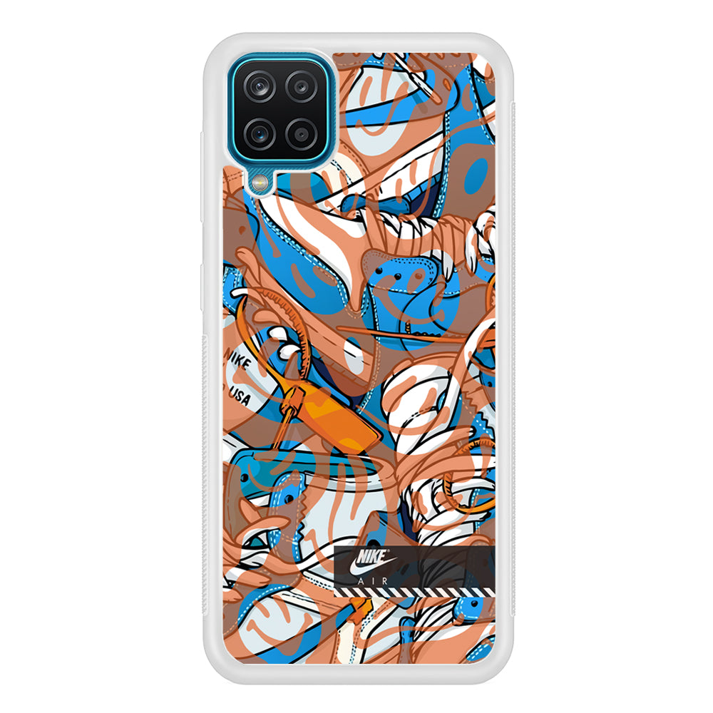 Nike The Blue and The Smile Samsung Galaxy A12 Case