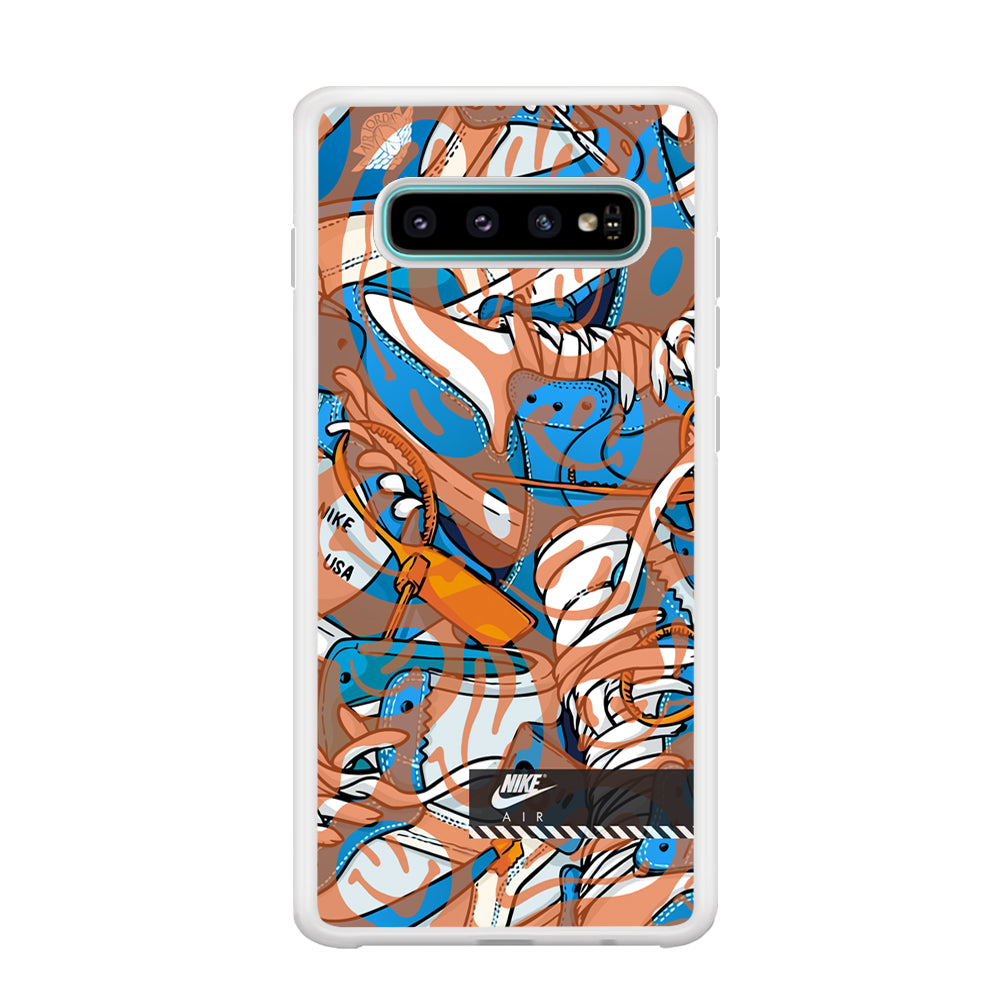 Nike The Blue and The Smile Samsung Galaxy S10 Case