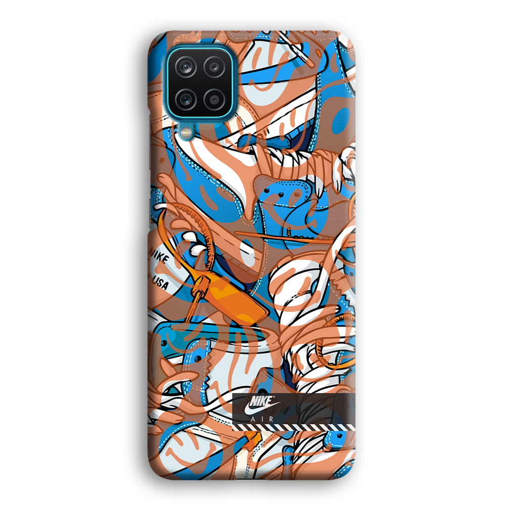 Nike The Blue and The Smile Samsung Galaxy A12 Case