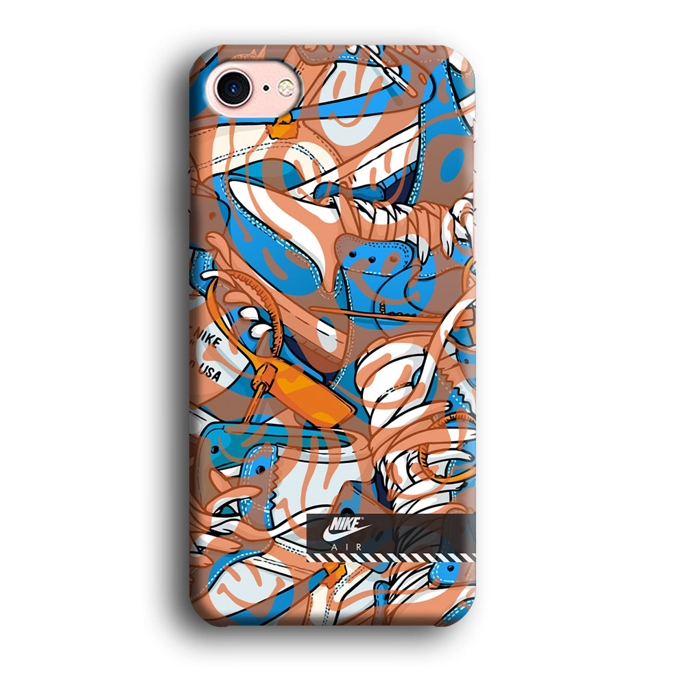 Nike The Blue and The Smile iPhone 8 Case