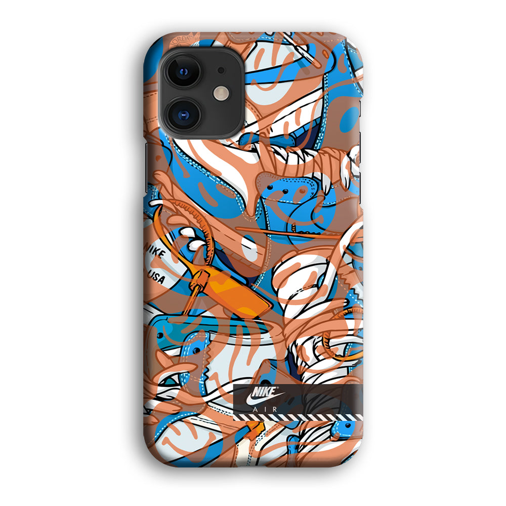 Nike The Blue and The Smile iPhone 12 Case