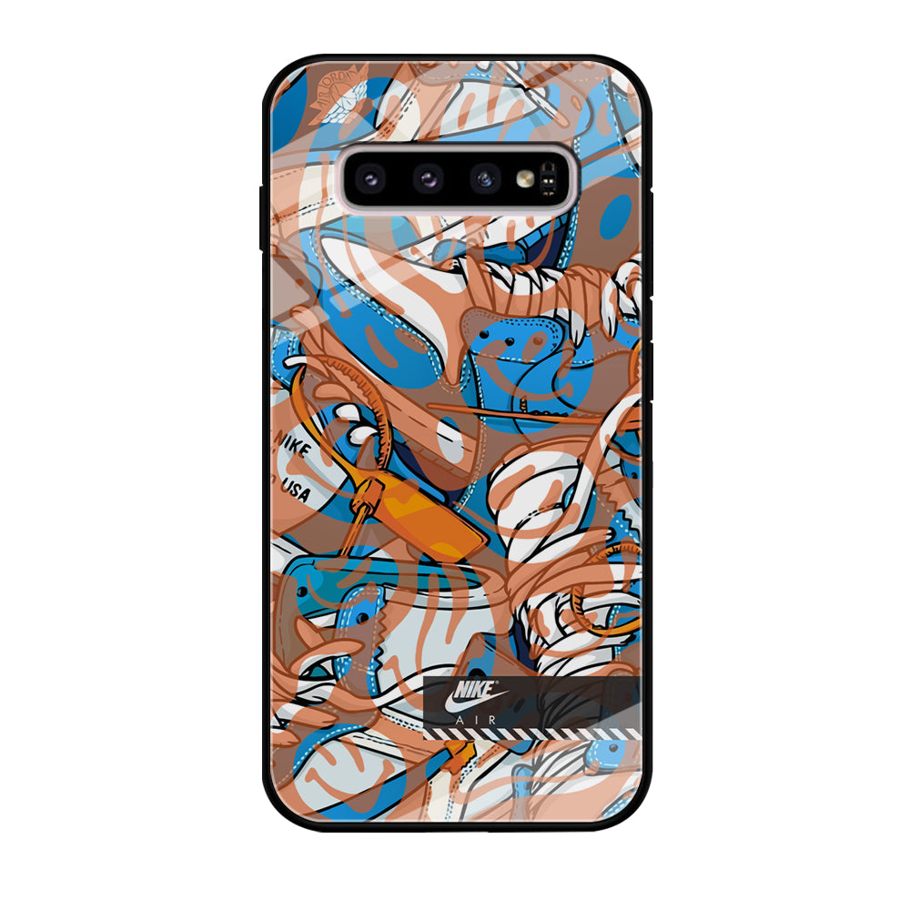 Nike The Blue and The Smile Samsung Galaxy S10 Case