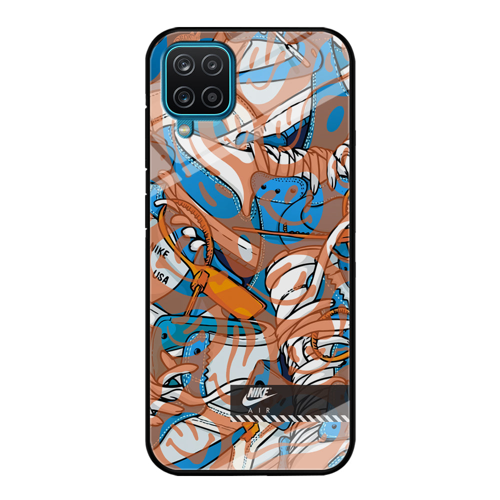 Nike The Blue and The Smile Samsung Galaxy A12 Case