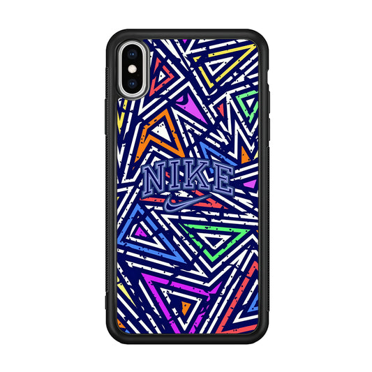 Nike Triangle of Color iPhone X Case
