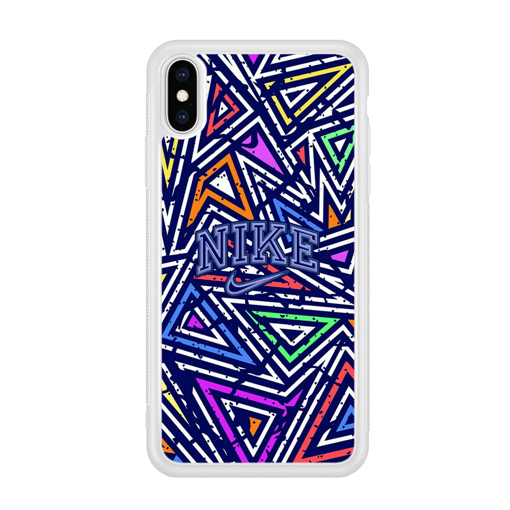 Nike Triangle of Color iPhone X Case