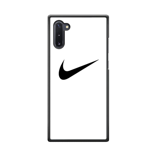 Nike White Milk Black Logo Samsung Galaxy Note 10 Case