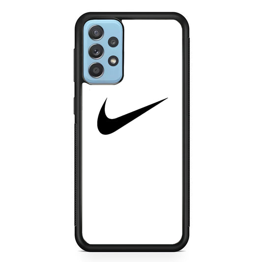 Nike White Milk Black Logo Samsung Galaxy A52 Case
