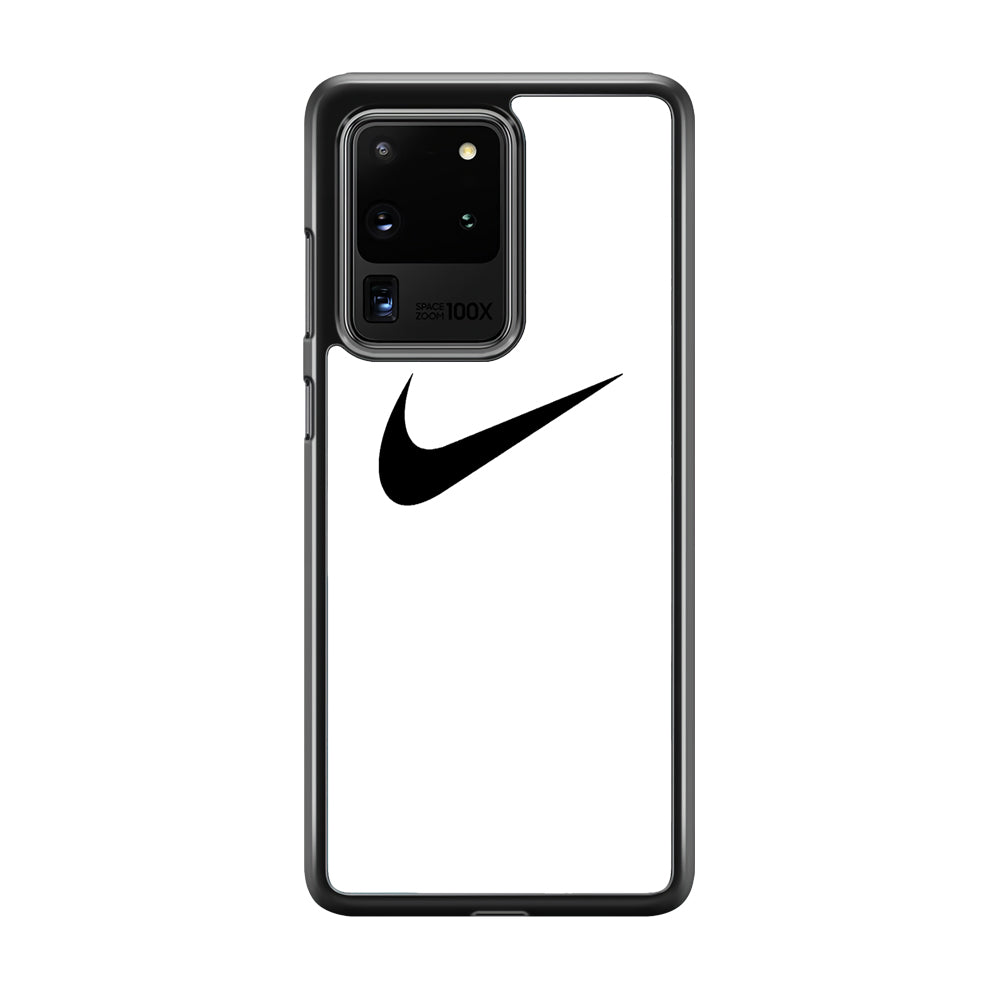 Nike White Milk Black Logo Samsung Galaxy S20 Ultra Case
