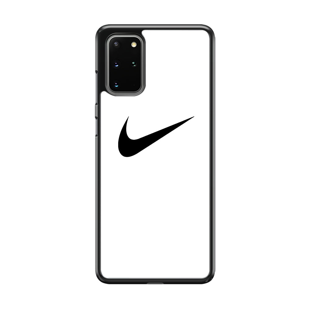 Nike White Milk Black Logo Samsung Galaxy S20 Plus Case