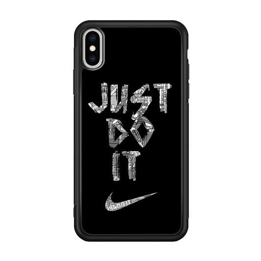 Nike Word Of Pattern iPhone XS Case