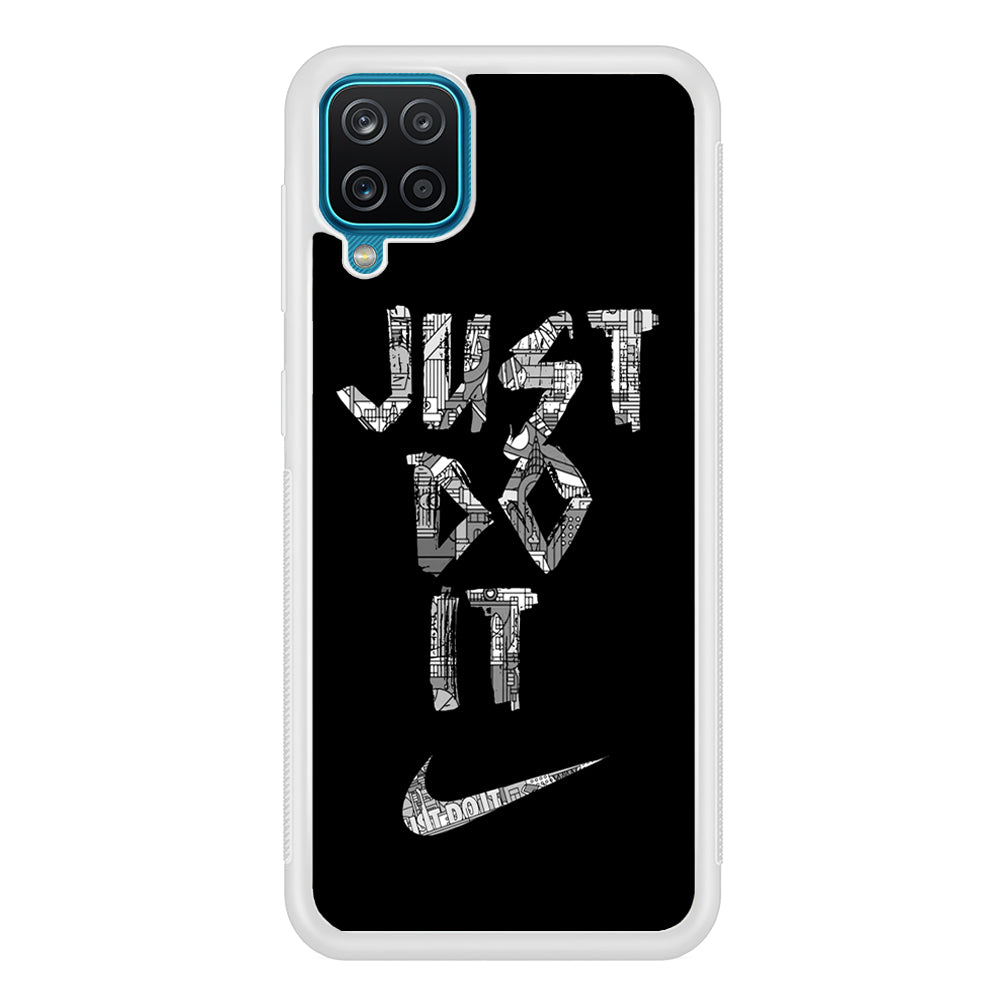 Nike Word Of Pattern Samsung Galaxy A12 Case